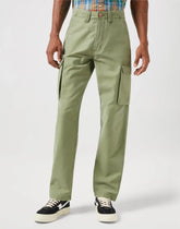 Meskie Spodnie Materiałowe Bojówki Wrangler Casey Jones Cargo Olive 112350893 W1c2017995